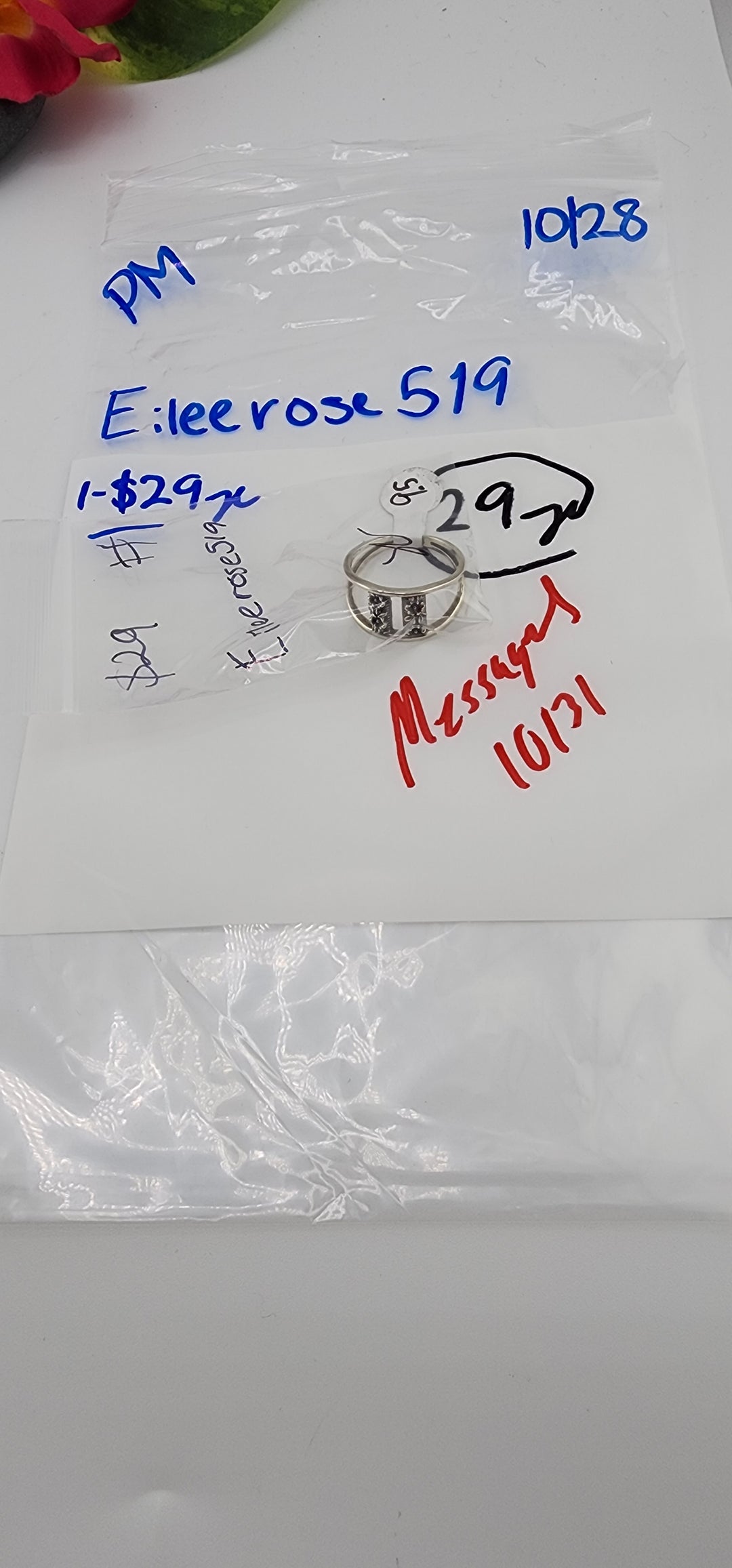 PM SHOW 48HR - RESERVED FOR: Eileerose519 - 10/28/2025 FL tiktok Live Show - 1 Sterling Silver Items