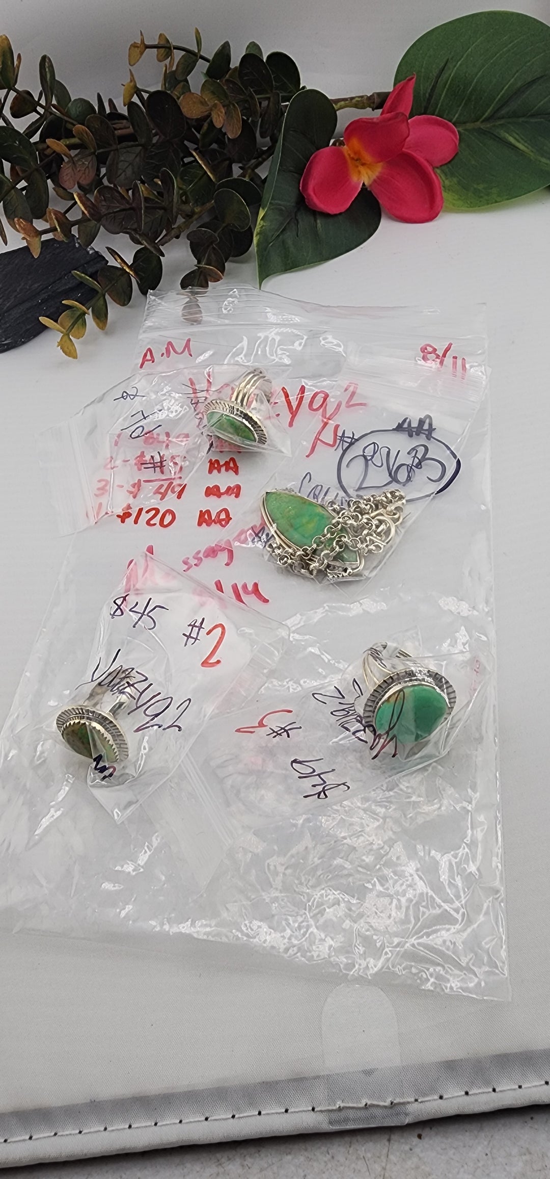 AM SHOW 48HR - RESERVED FOR: yazzyq2 - 8/11/2025 FL tiktok Live Show - 4 Sterling Silver Items