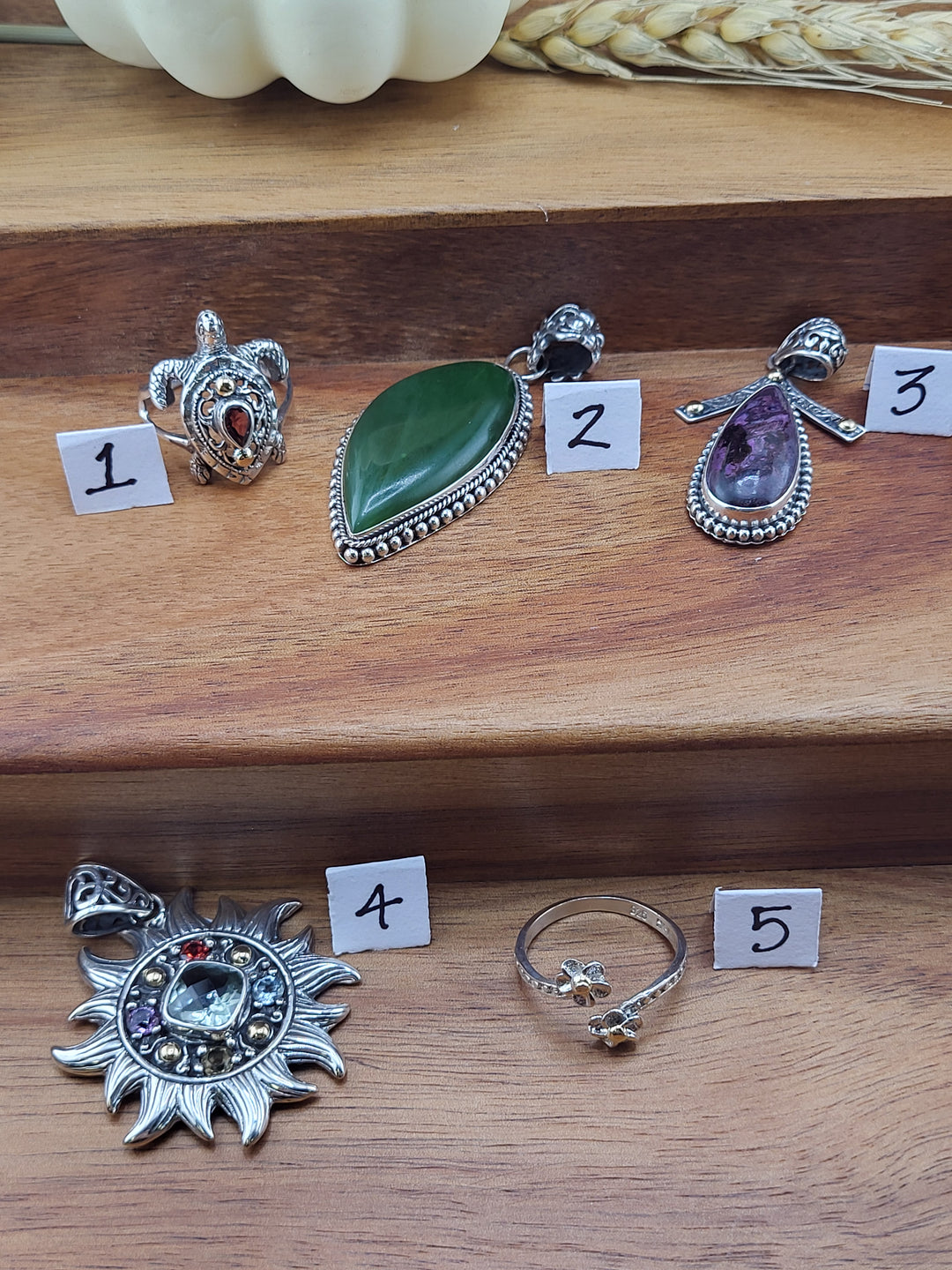 RESERVED FOR:  Debbie -10/27/2024 - 8 Sterling Silver Items