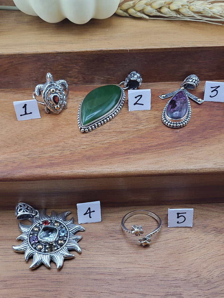 RESERVED FOR:  Debbie -10/27/2024 - 8 Sterling Silver Items