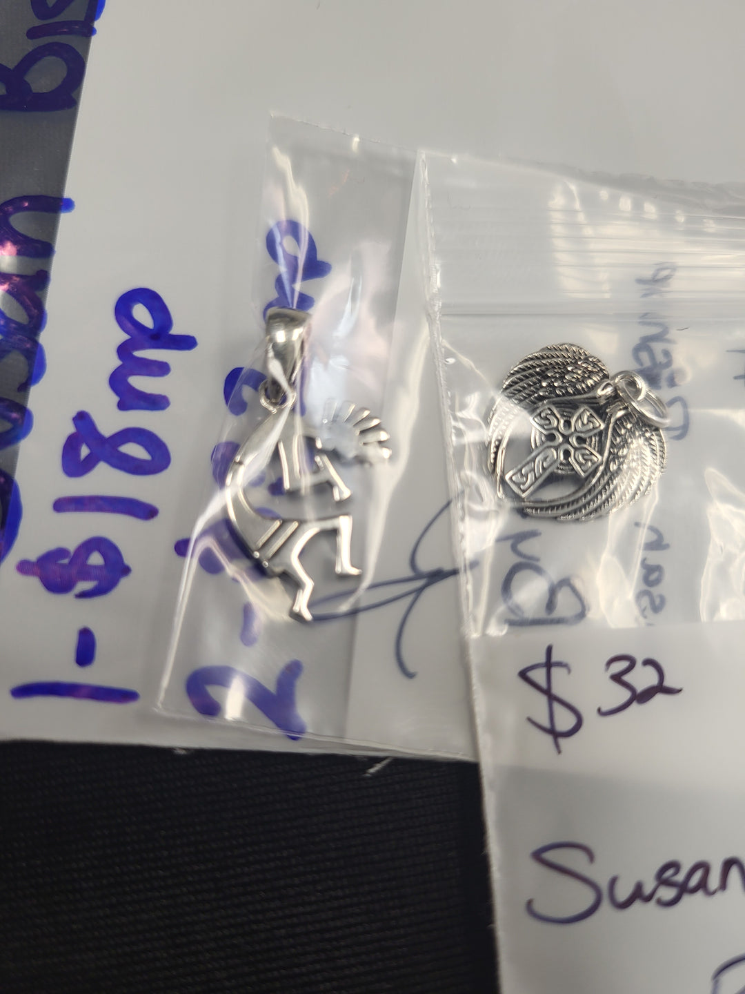 RESERVED FOR: susan Bishop Byerly - 3/20/2025 Live Show - 2 Sterling Silver Items