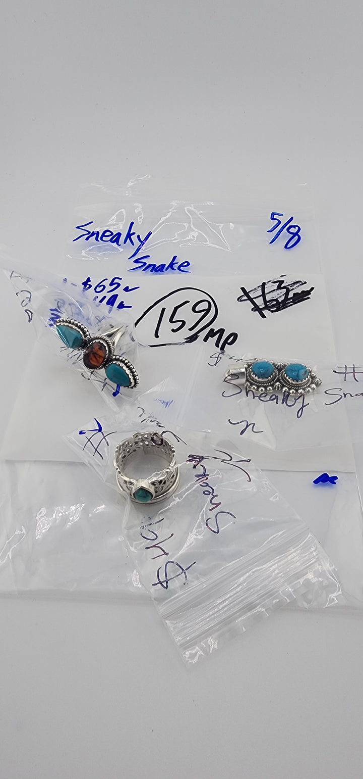 RESERVED FOR: Sneaky Snake - 5/8/2025 tiktok Live Show - 3 Sterling Silver Items