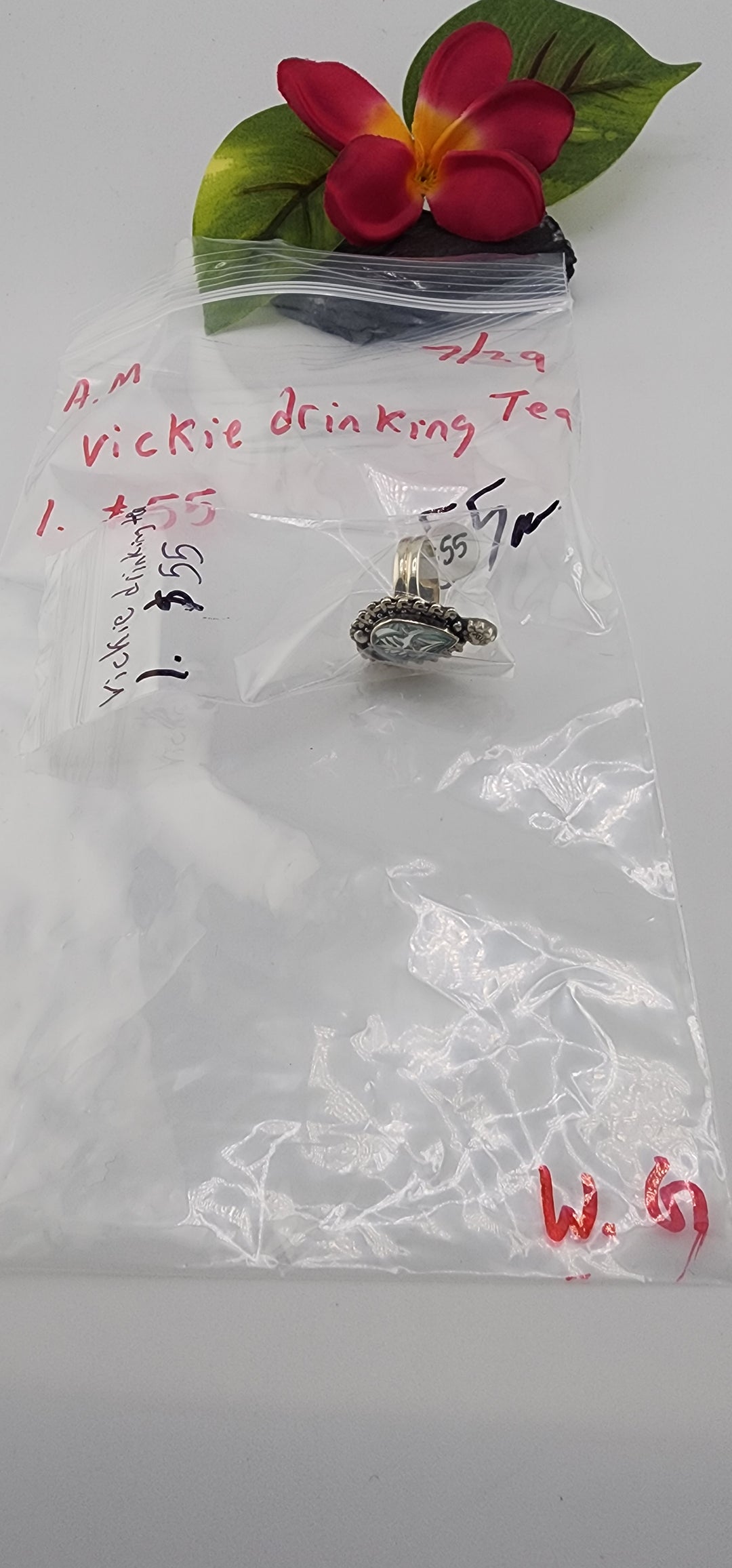 AM SHOW 48HR - RESERVED FOR: Vickie drinking tea  - 7/29/2025 FL tiktok Live Show - 1 Sterling Silver Items