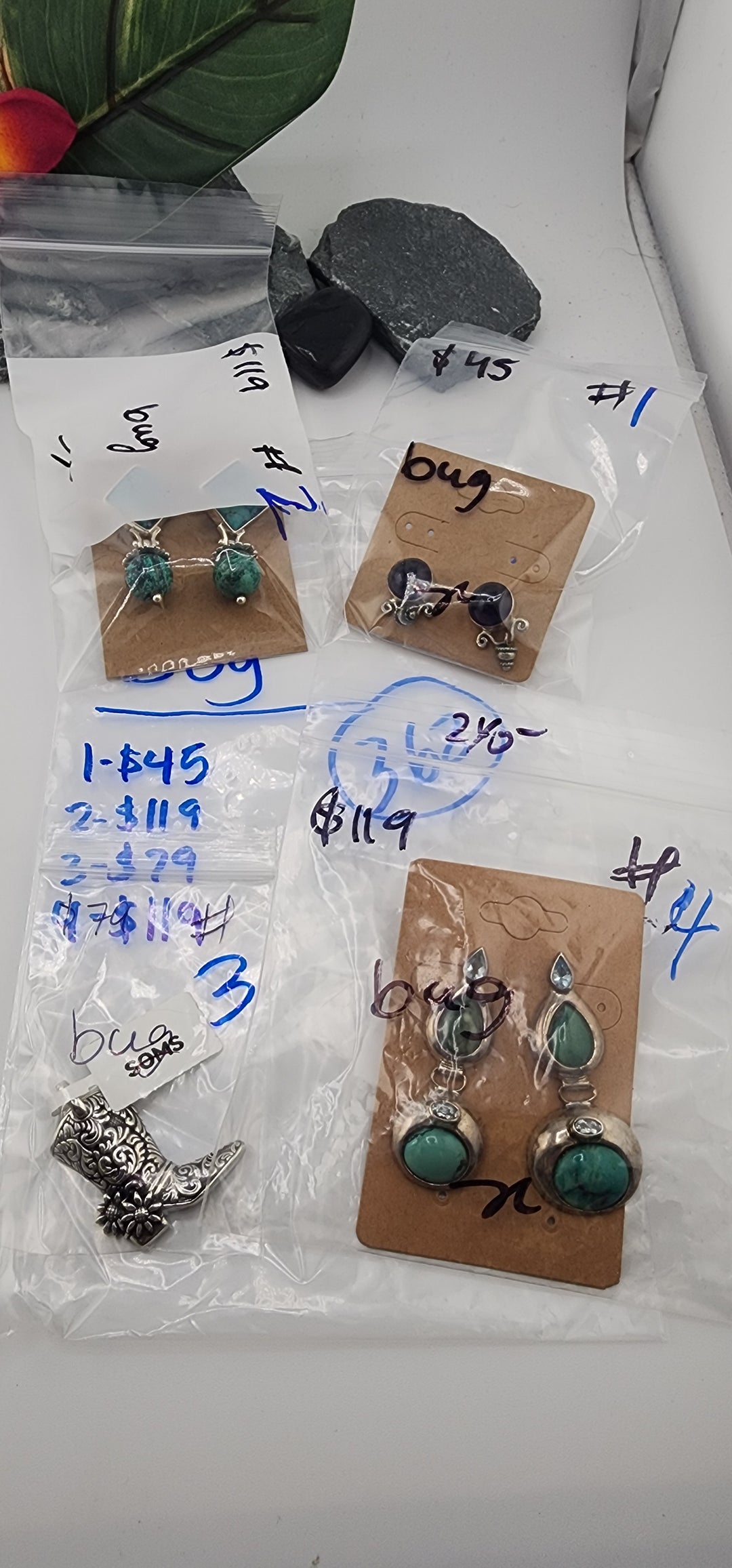 PM SHOW 48HR - RESERVED FOR: bug - 12/26/2025 tiktok Live Show - 4 Sterling Silver Items