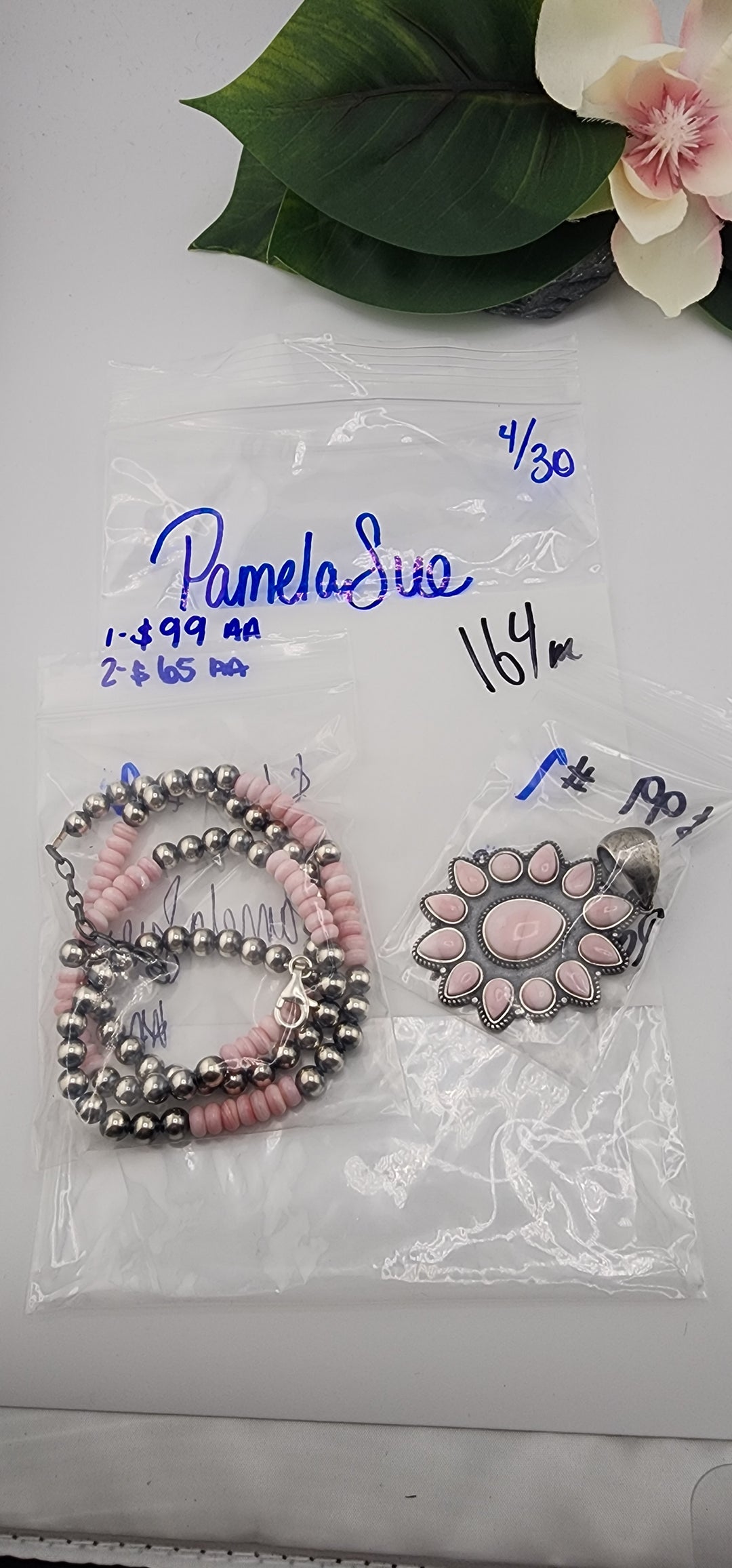 RESERVED FOR: PamelaSue - 4/30/2025 tiktok Live Show - 2 Sterling Silver Items