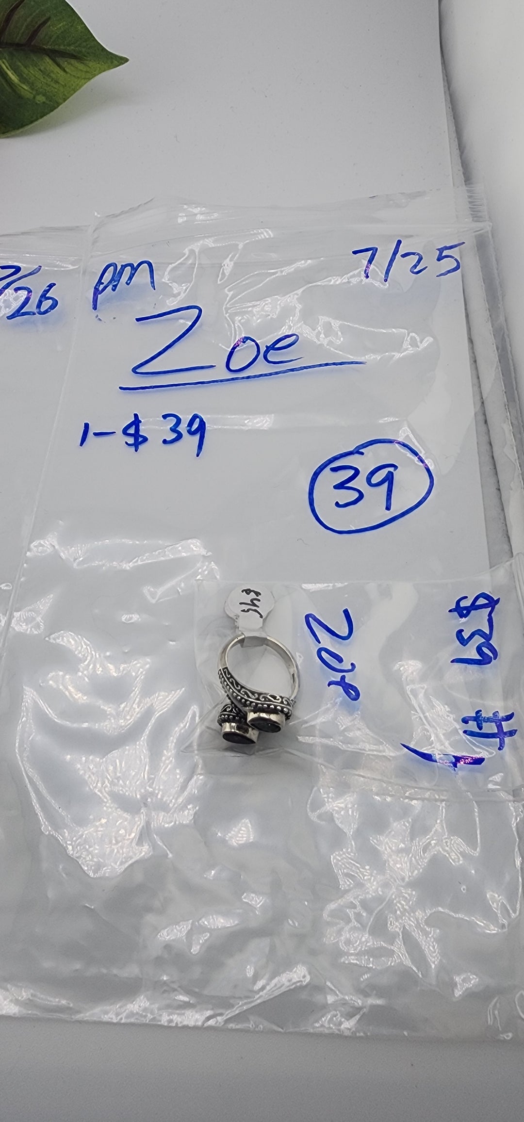 PM SHOW 48HR - RESERVED FOR:  Zoe - 7/25/2025 FL tiktok Live Show - 1 Sterling Silver Items