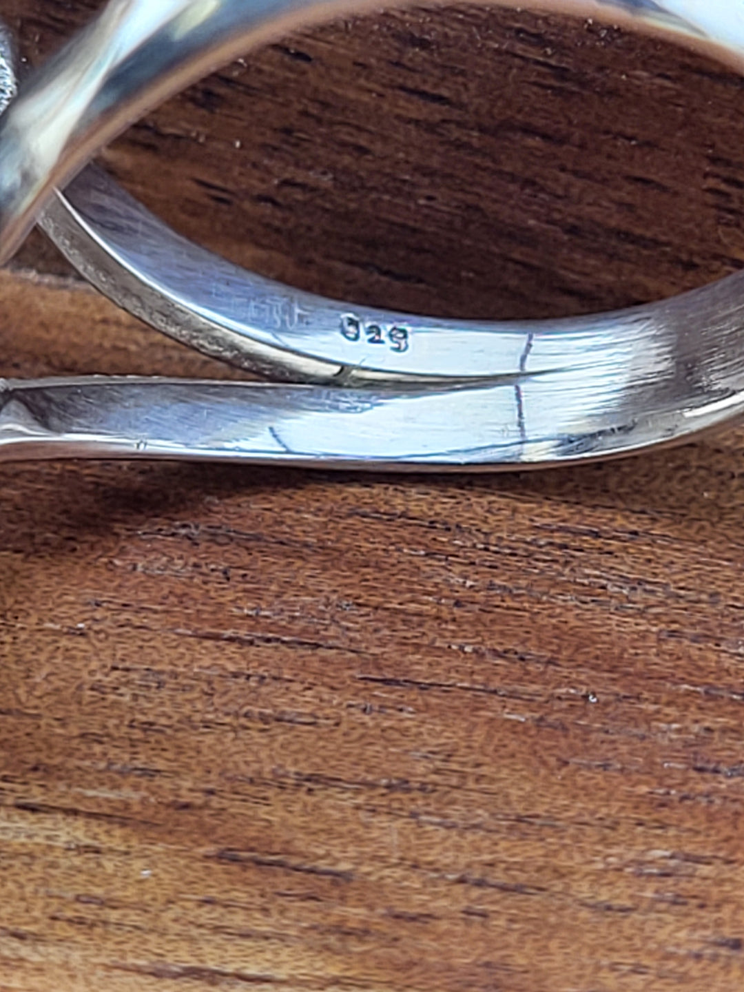 Mexican Matrix Opal in Rhyolite Ring