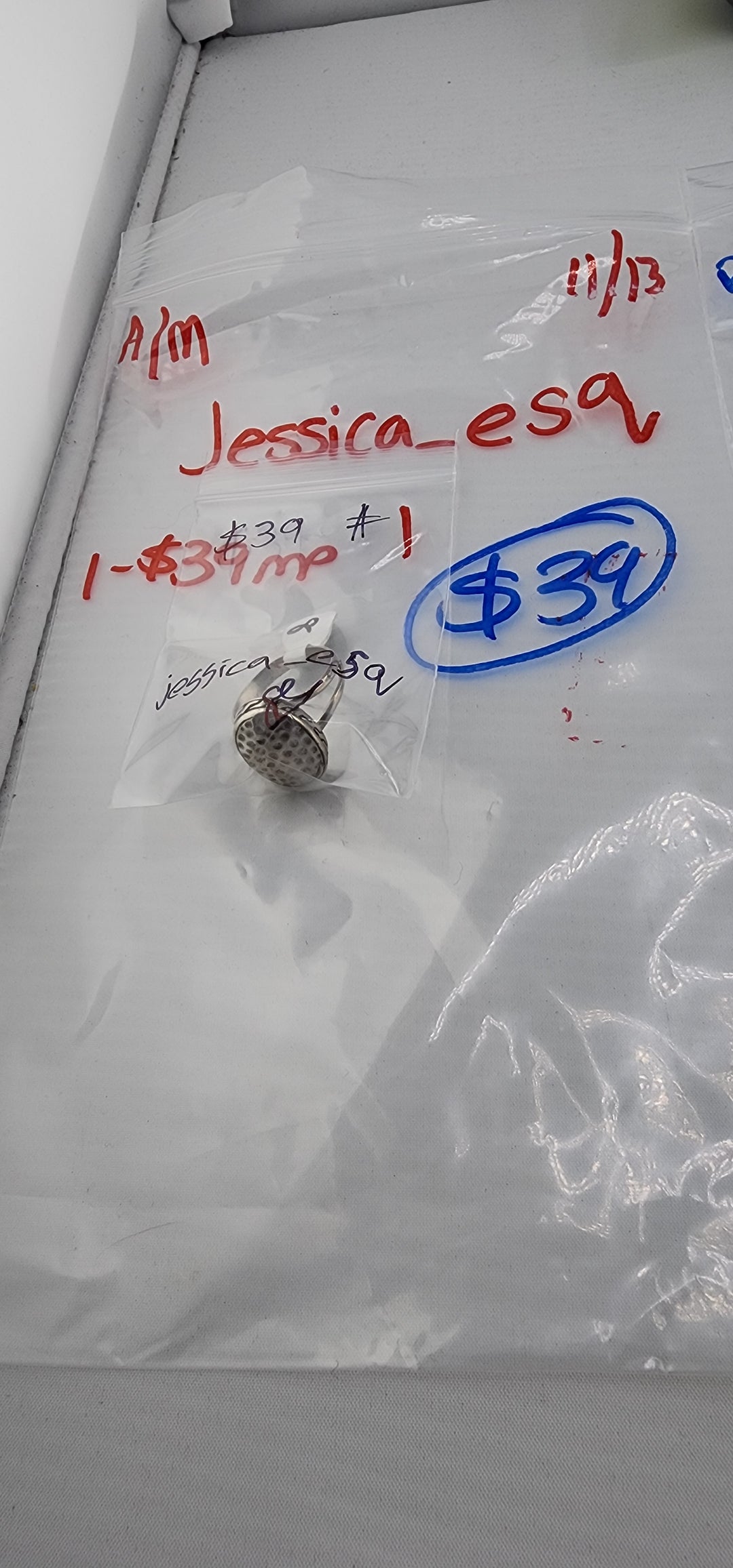 AM SHOW 48HR RESERVED FOR: Jessica_esq  - 11/13/2025 FL tiktok Live Show - 1 Sterling Silver Items
