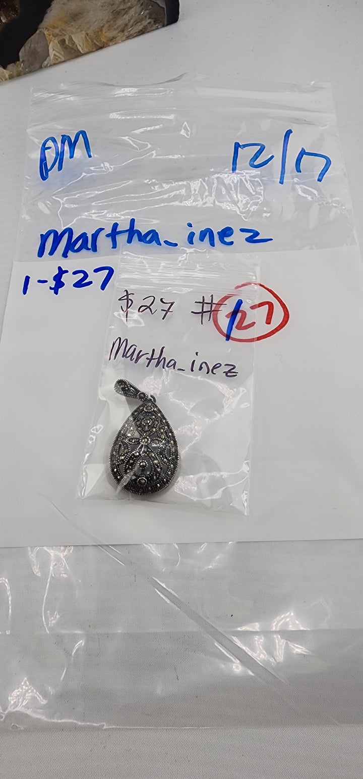 PM SHOW 48HR - RESERVED FOR: martha_inez - 12/17/2025 tiktok Live Show - 1 Sterling Silver Items