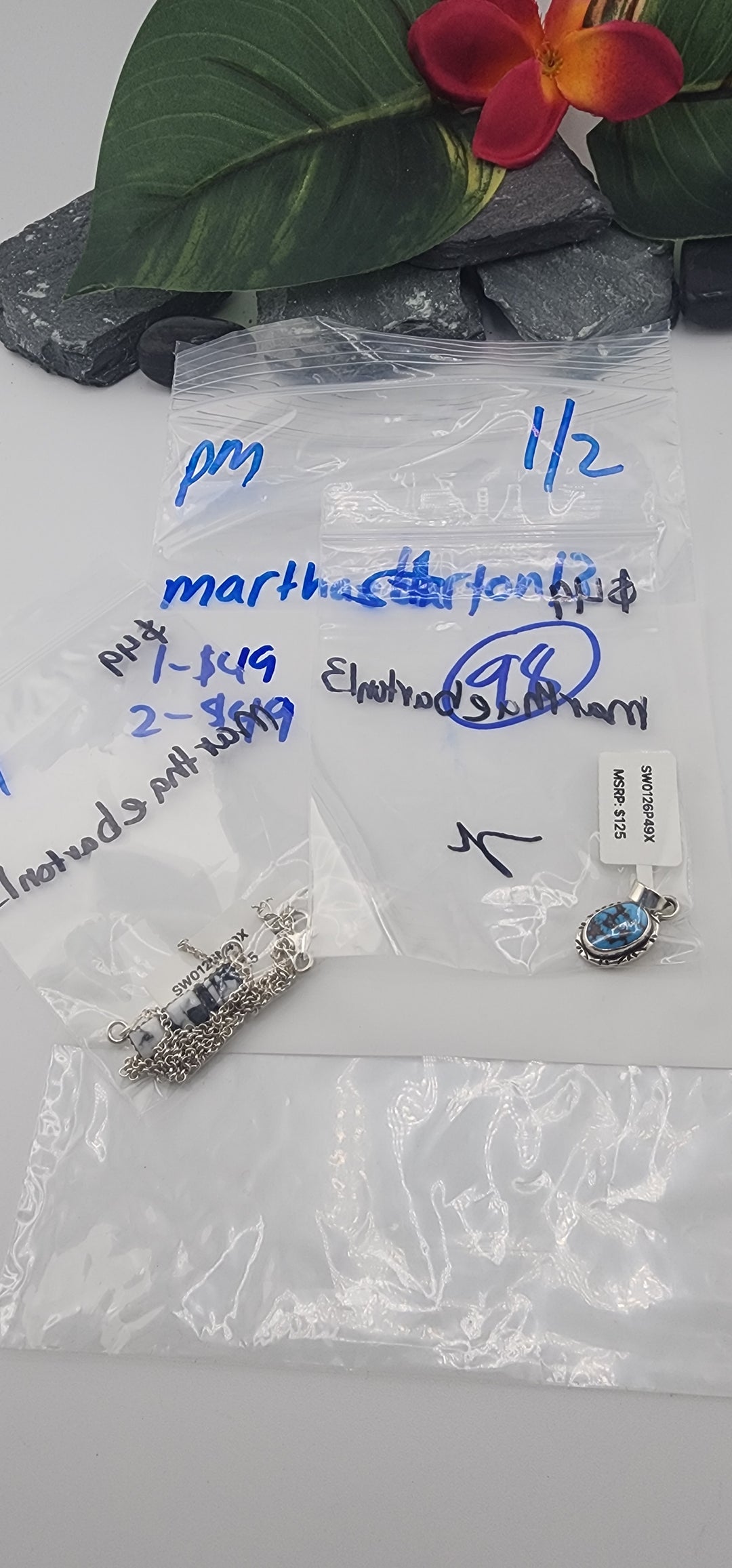 PM SHOW 48HR - RESERVED FOR: marthaebarton13 - 1/2/2026 tiktok Live Show - 2 Sterling Silver Items