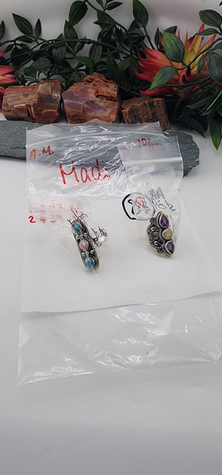 AM SHOW 48HR RESERVED FOR:  Madi - 10/17/2025 FL tiktok Live Show - 2  Sterling Silver Items