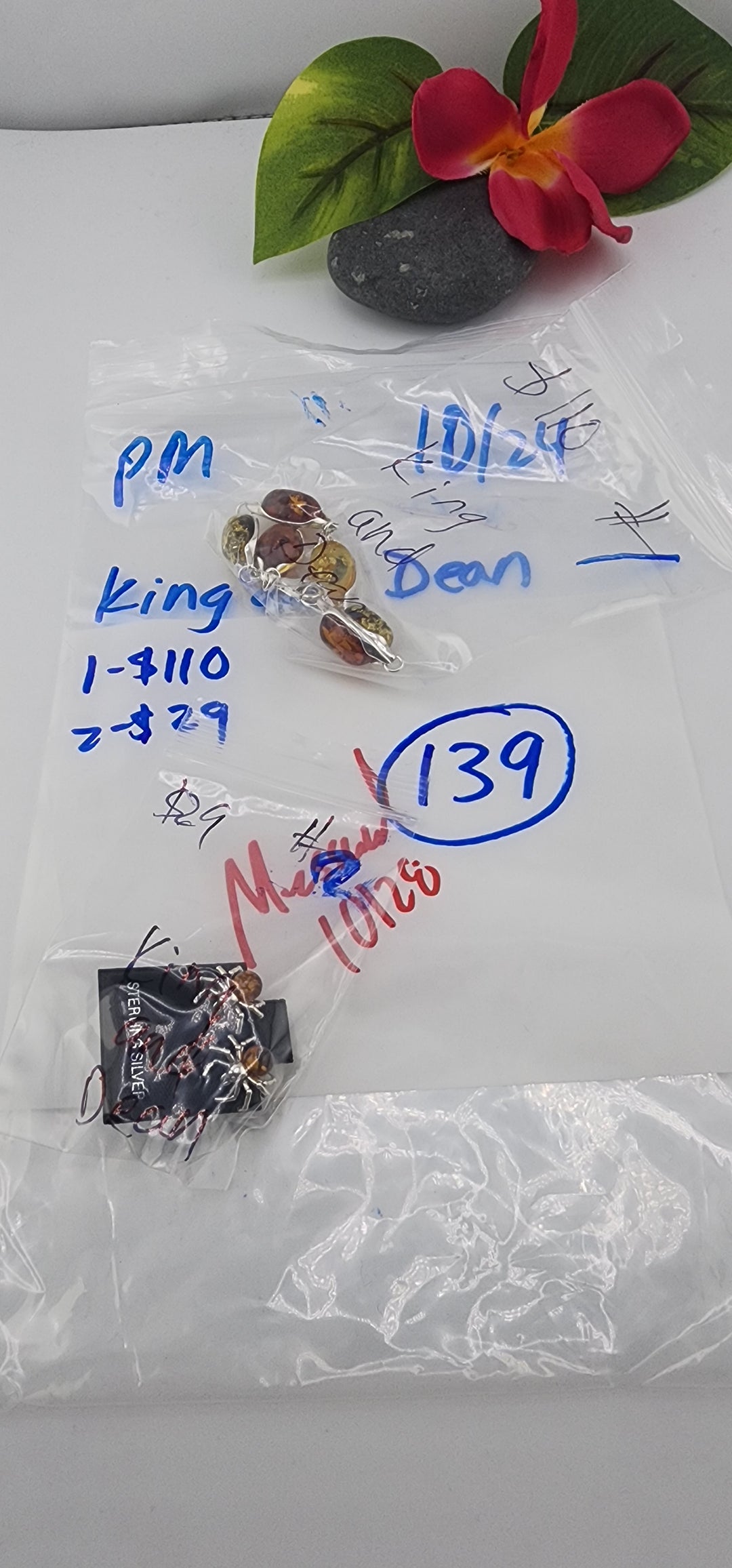 PM SHOW 48HR - RESERVED FOR: King and Dean - 10/24/2025 FL tiktok Live Show - 2 Sterling Silver Items