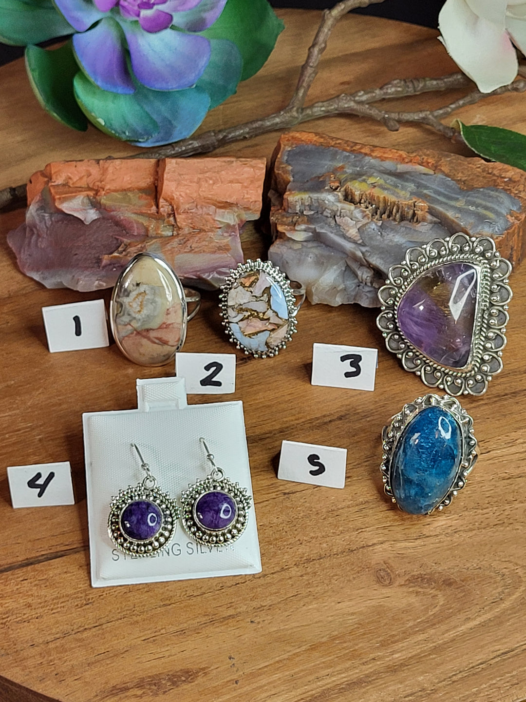 RESERVED FOR: Diane-7/5/24- 5 Sterling Silver Items