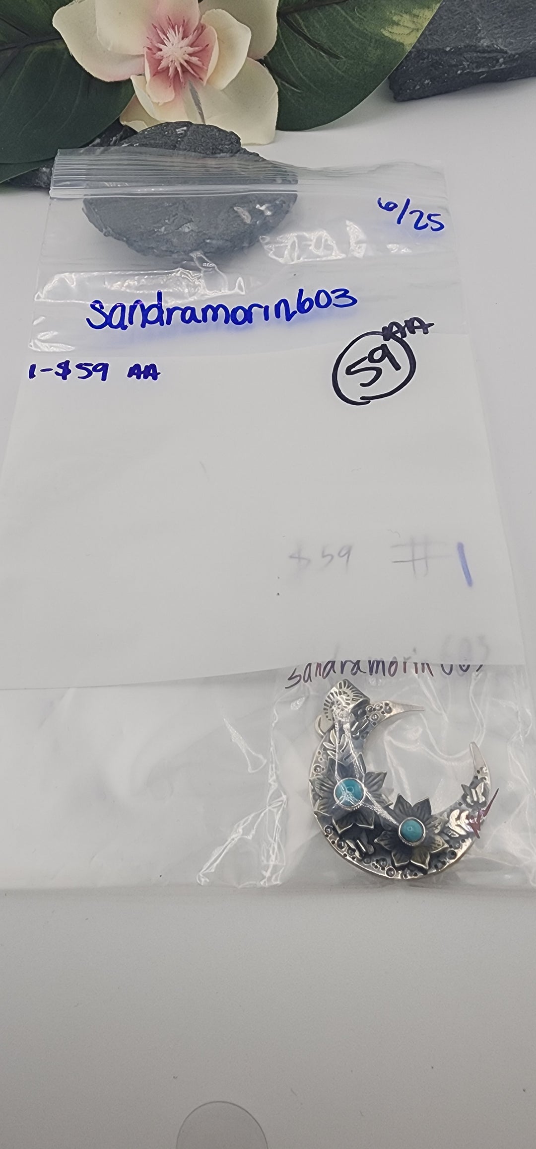 RESERVED FOR: sandramorin603 - 6/25/2025 tiktok Reservation Live Show - 1 Sterling Silver Items