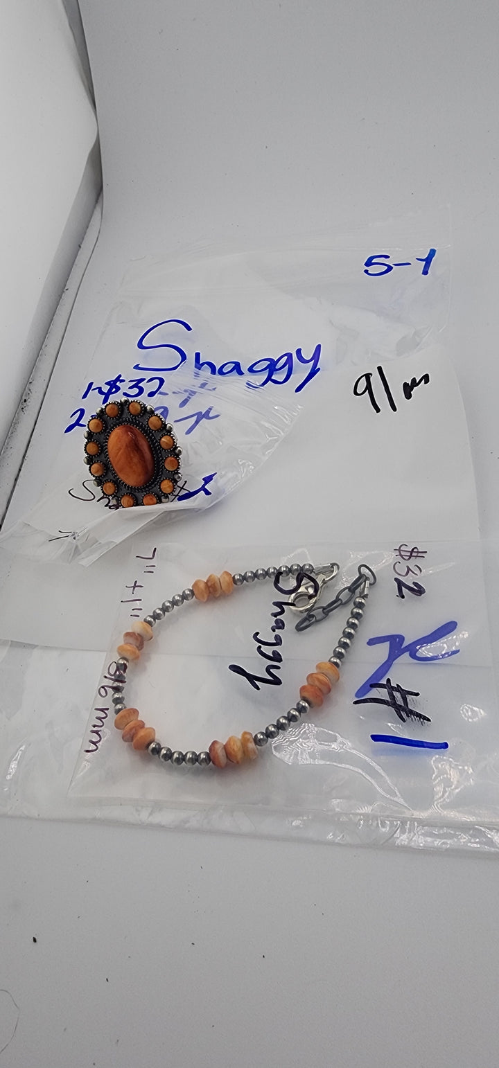 RESERVED FOR:  Shaggy- 5/1/2025 tiktok Live Show - 2 Sterling Silver Items