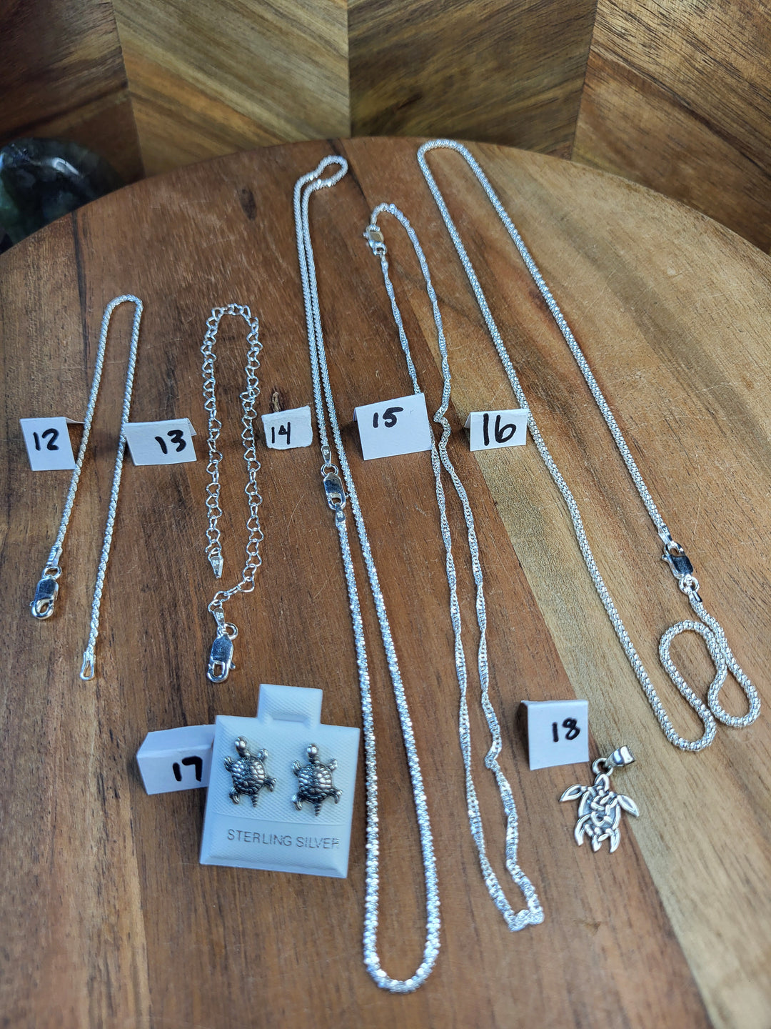 RESERVED FOR: dsdomingue-7/17/24-18 Sterling Silver Items