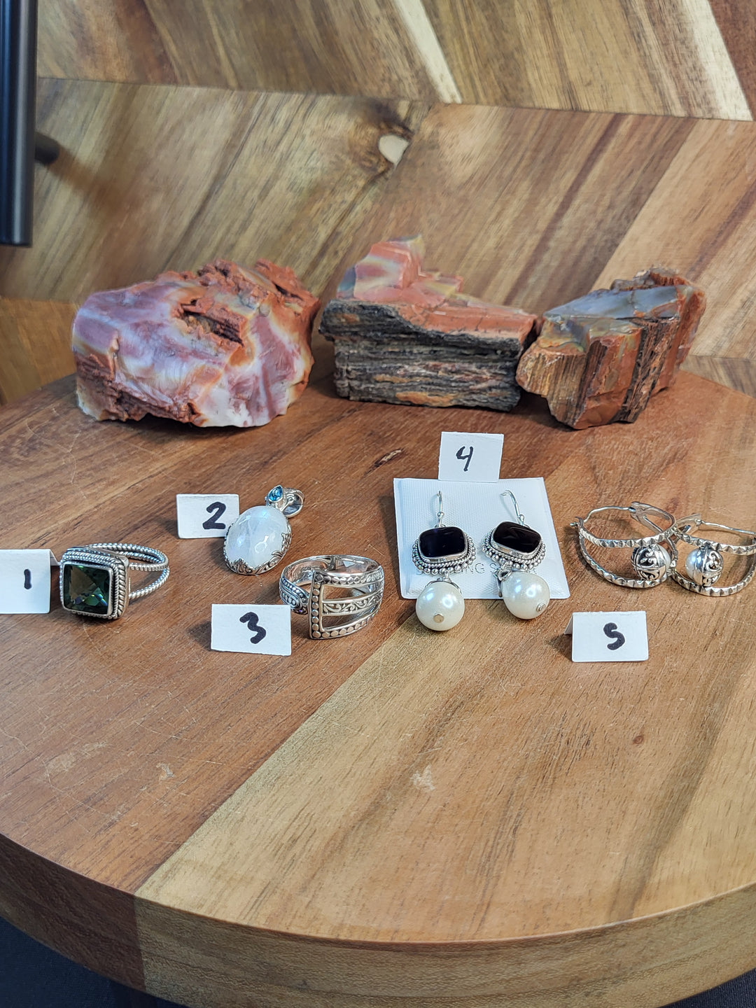 RESERVED FOR: Jessica roca73- 7/19/24-5 Sterling Silver Items