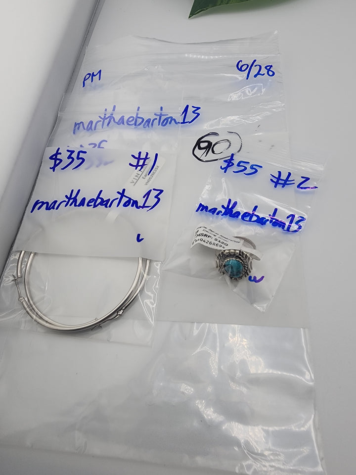 marthaebarton13 - 6/28/26 PM - 2 925 Sterling Silver