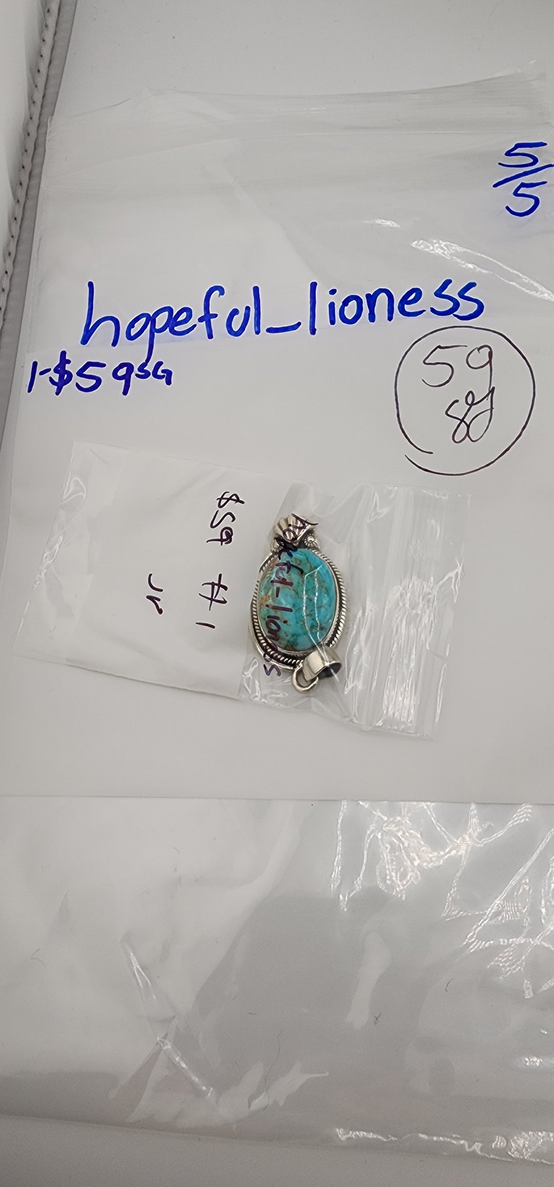 RESERVED FOR:  hopeful-lioness- 5/5/2025 tiktok A.M Live Show - 1 Sterling Silver Items