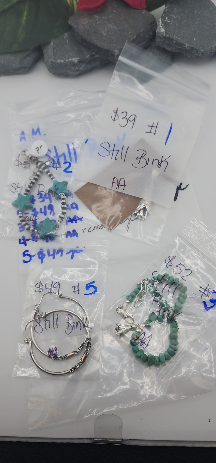RESERVED FOR: Still Bink - 6/30/2025 tiktok A.M Live Show - 4 Sterling Silver Items