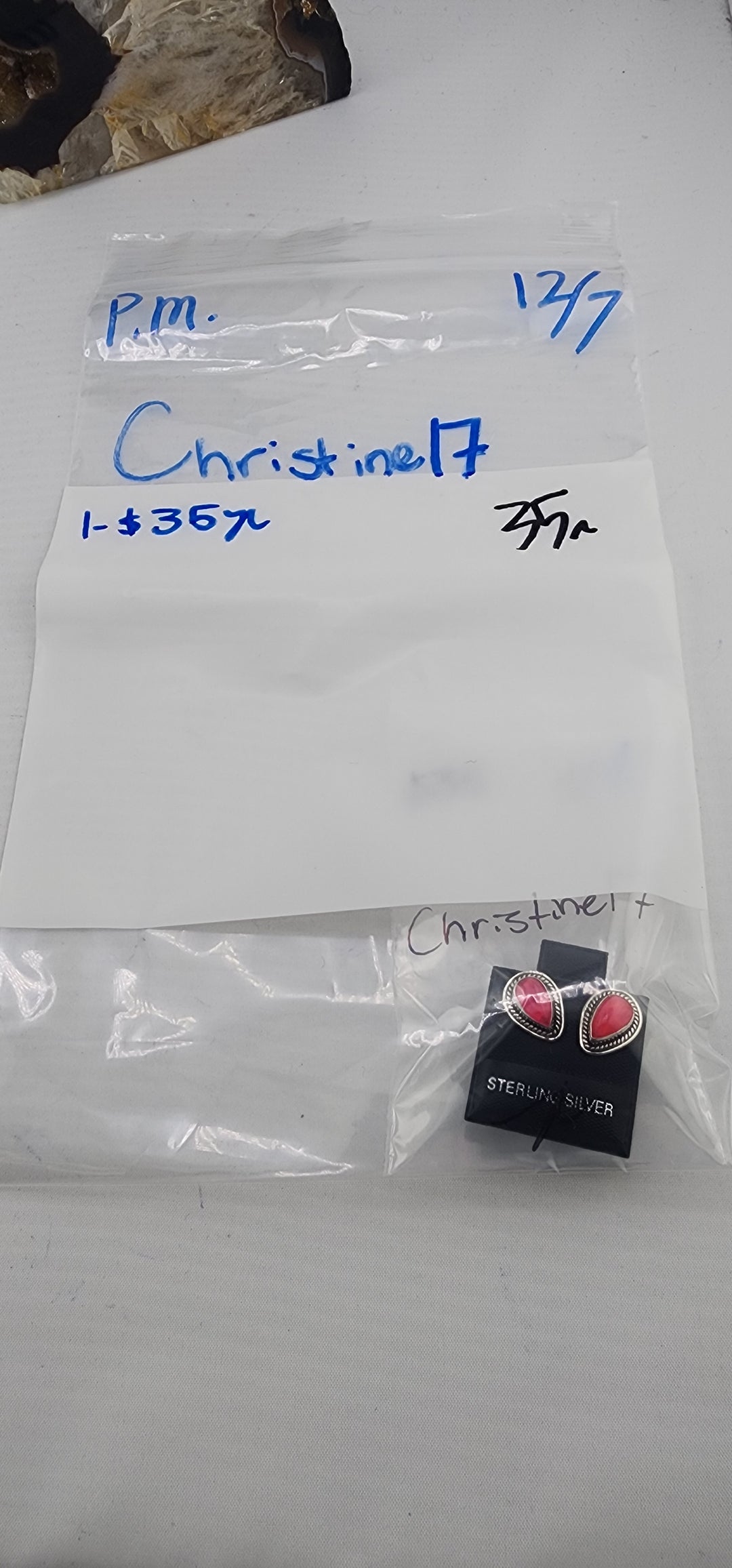 PM SHOW 48HR - RESERVED FOR: Christine17 - 12/7/2025 tiktok Live Show - 1 Sterling Silver Items