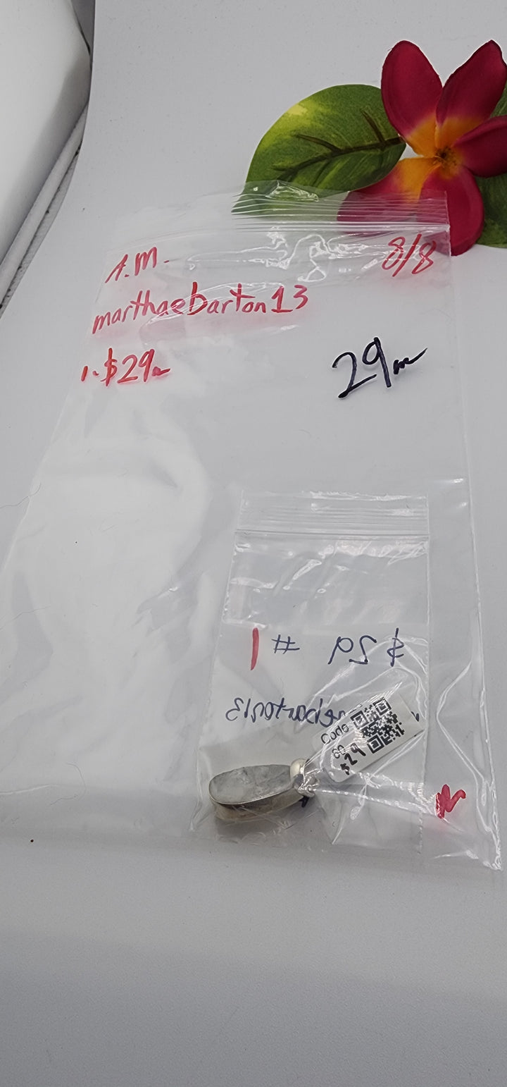 AM SHOW 48HR - RESERVED FOR: marthaebarton13 - 8/8/2025 FL tiktok Live Show - 1 Sterling Silver Items