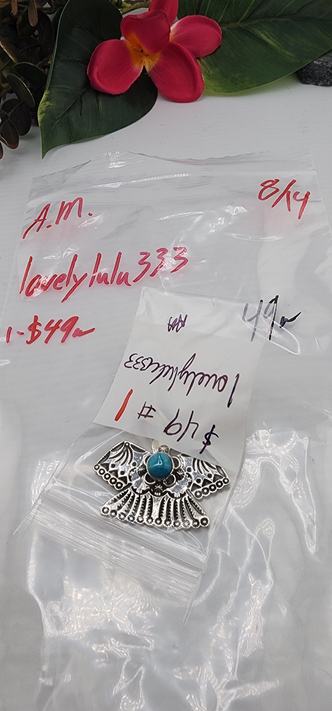 AM SHOW 48HR - RESERVED FOR: lovelylulu333 - 8/14/2025 FL tiktok Live Show - 1 Sterling Silver Items