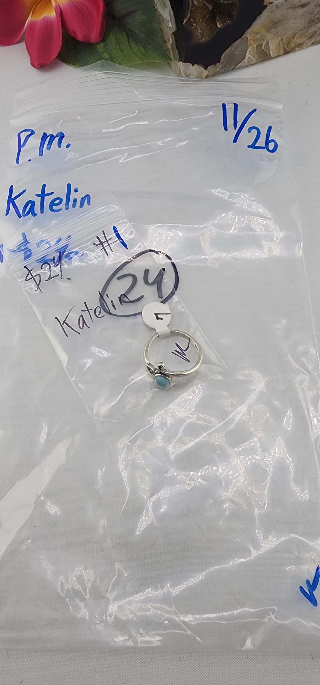 PM SHOW 48HR - RESERVED FOR: Katelin - 11/26/2025 tiktok Live Show - 1 Sterling Silver Items