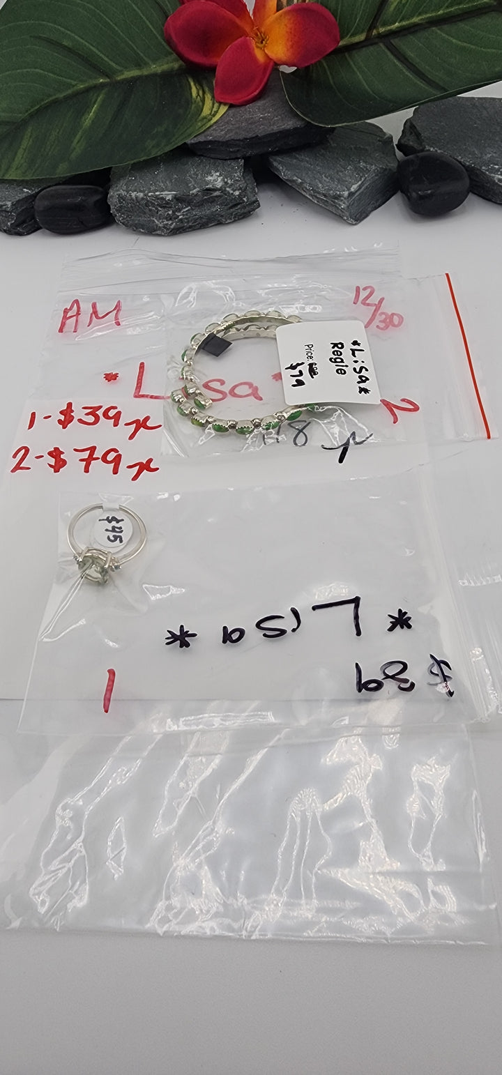 AM SHOW 48HR RESERVED FOR: *Lisa* - 12/30/2025 FL tiktok Live Show - 2 Sterling Silver Items