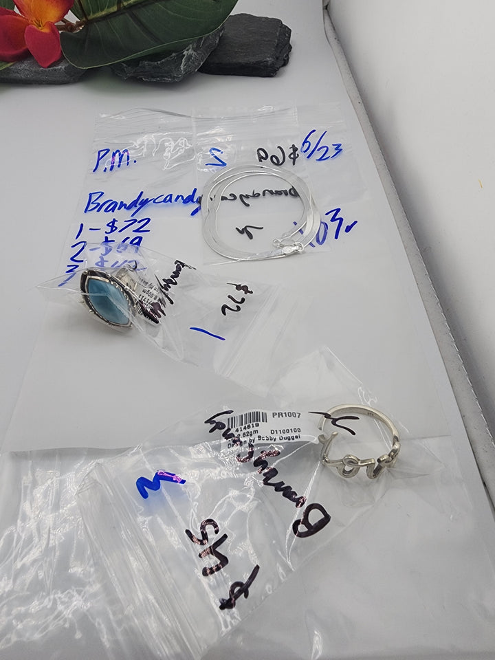 Brandycandy - 6/23/26 PM - 3 925 Sterling Silver