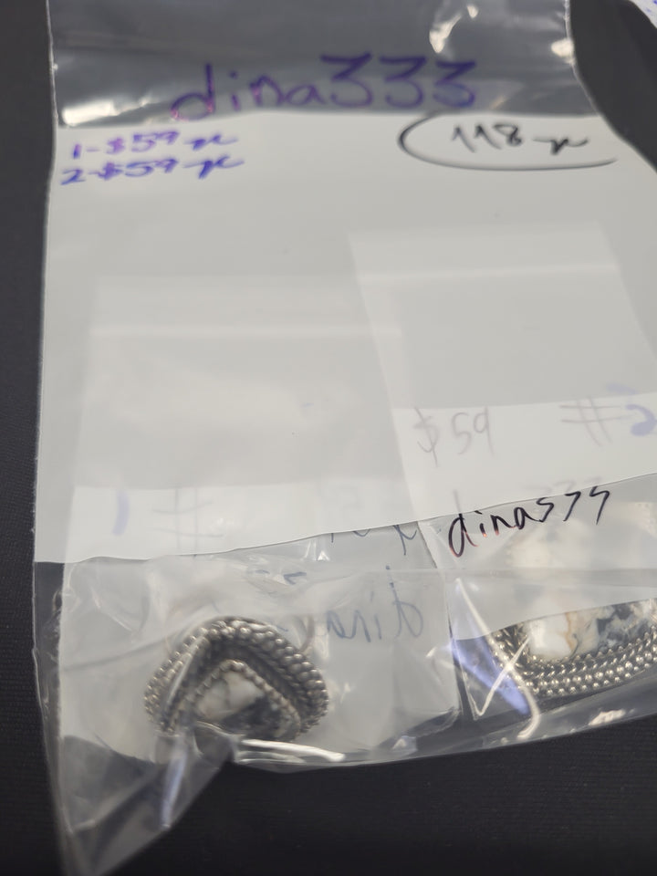 RESERVED FOR: dina333 - 3/21/2025 Live Show - 2  Sterling Silver Items