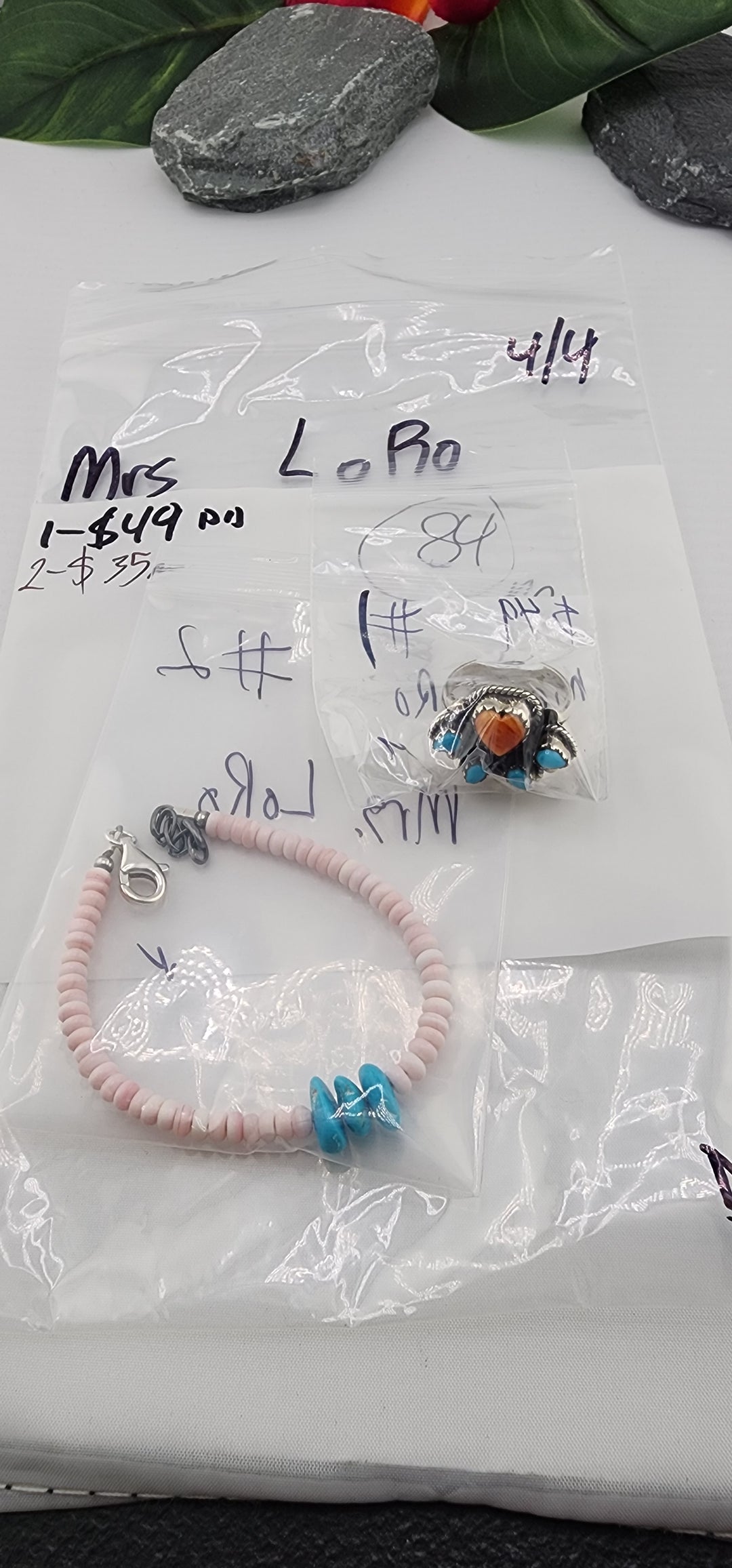 RESERVED FOR: MrsLoRo - 4/4/2025 Friday App show Live Show - 2 Sterling Silver Items