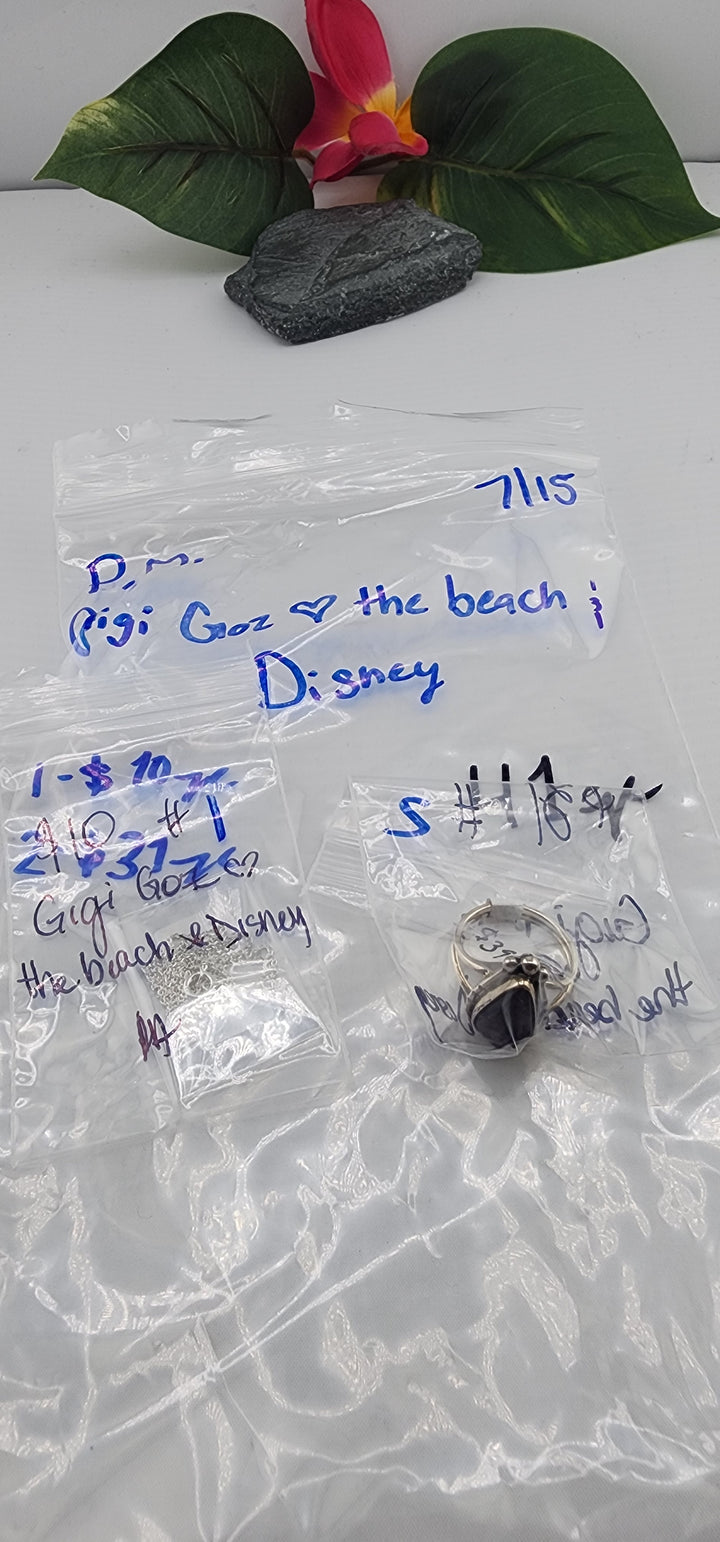 PM SHOW 48HR - RESERVED FOR: Gigi Goz 🫶 the beach & Disney  - 7/15/2025 FL tiktok Live Show - 2 Sterling Silver Items