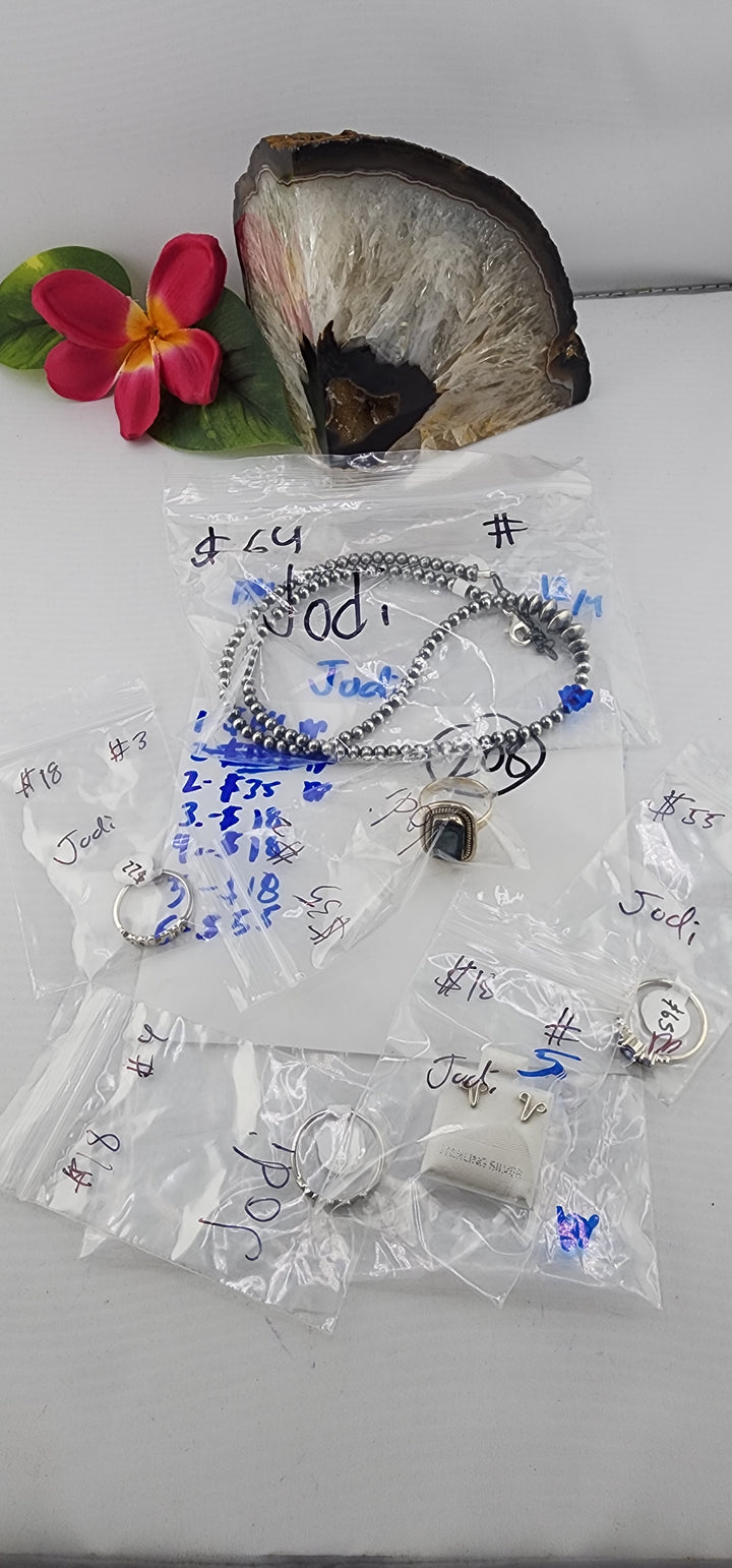 PM SHOW 48HR - RESERVED FOR: Jodi - 12/4/2025 tiktok Live Show - 6 Sterling Silver Items