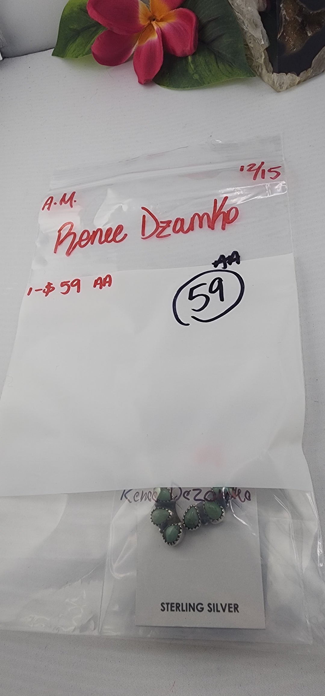 AM SHOW 48HR RESERVED FOR: Renee Dzamko - 12/15/2025 FL tiktok Live Show - 1 Sterling Silver Items
