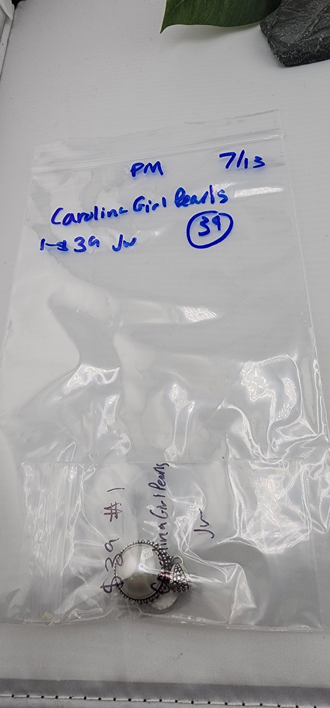 PM SHOW 48HR - RESERVED FOR:  CarolinaGirlPearls- 7/13/2025 FL tiktok Live Show -1  Sterling Silver Item