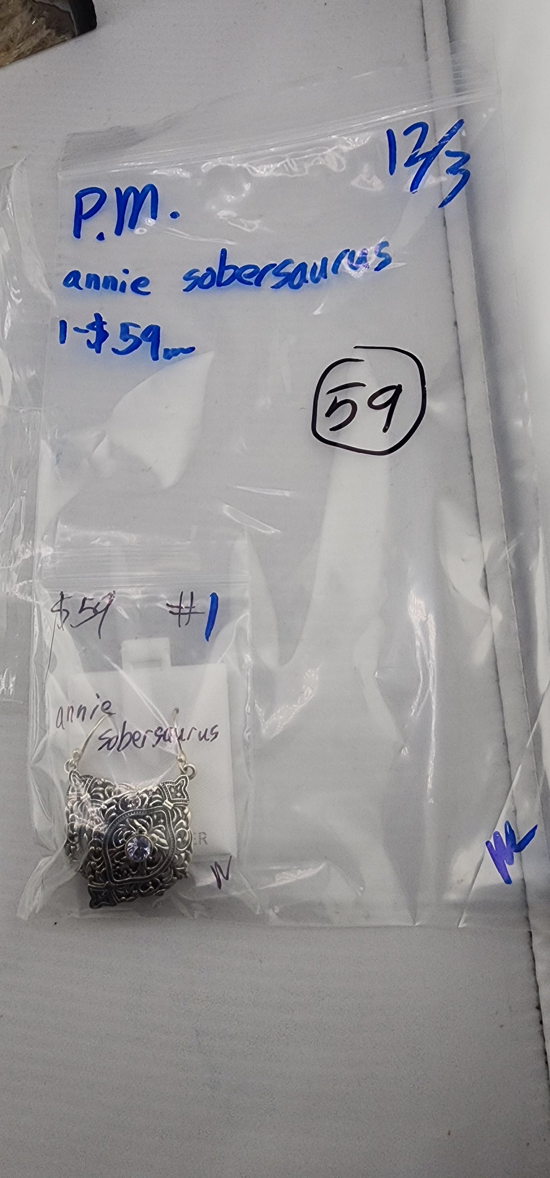PM SHOW 48HR - RESERVED FOR: annie sobersaurus - 12/3/2025 tiktok Live Show - 1 Sterling Silver Items