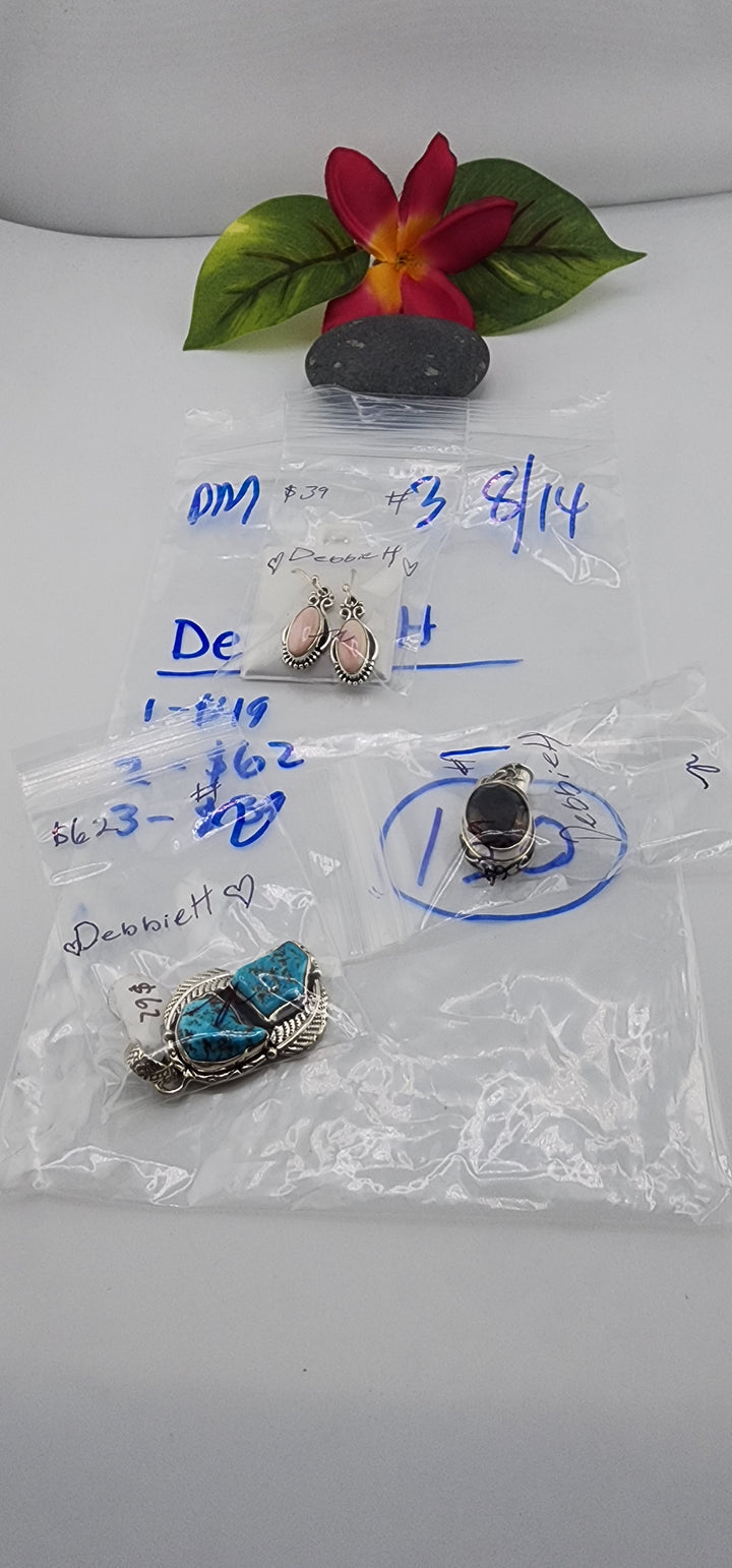 PM SHOW 48HR - RESERVED FOR: DebbieH - 8/14/2025 FL tiktok Live Show - 3 Sterling Silver Items