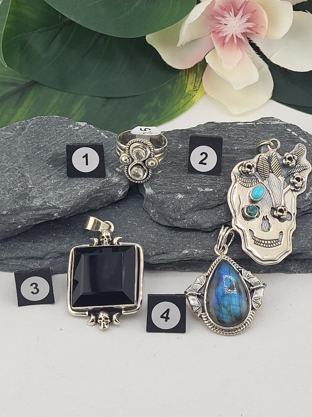 RESERVED FOR: sammy_yoshiko - A.M. Show 1/3/2025 - 4 Sterling Silver Items