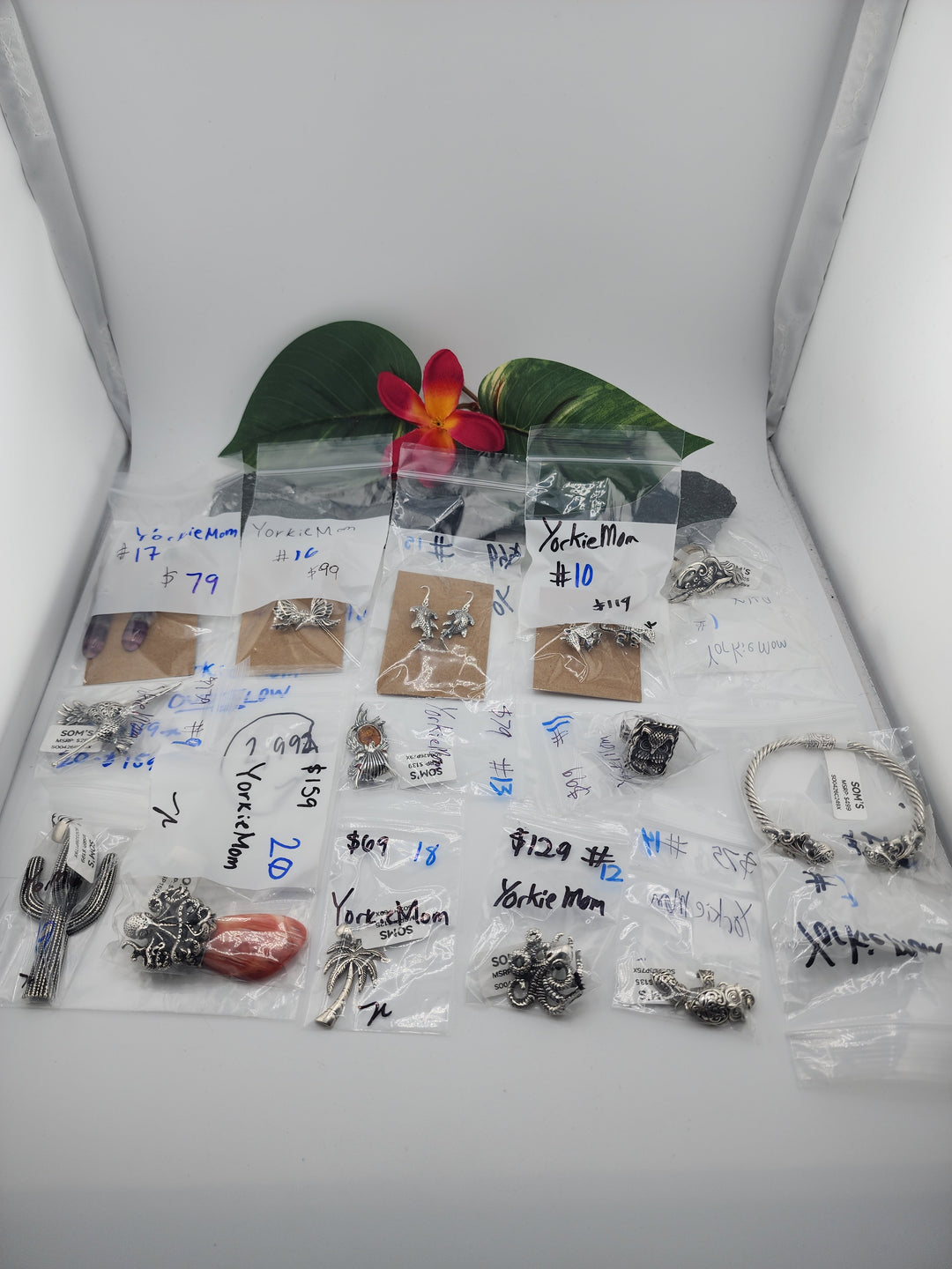 YorkieMom (2 BAGS) - 4/18/26 PM - 20 925 Sterling Silver Items
