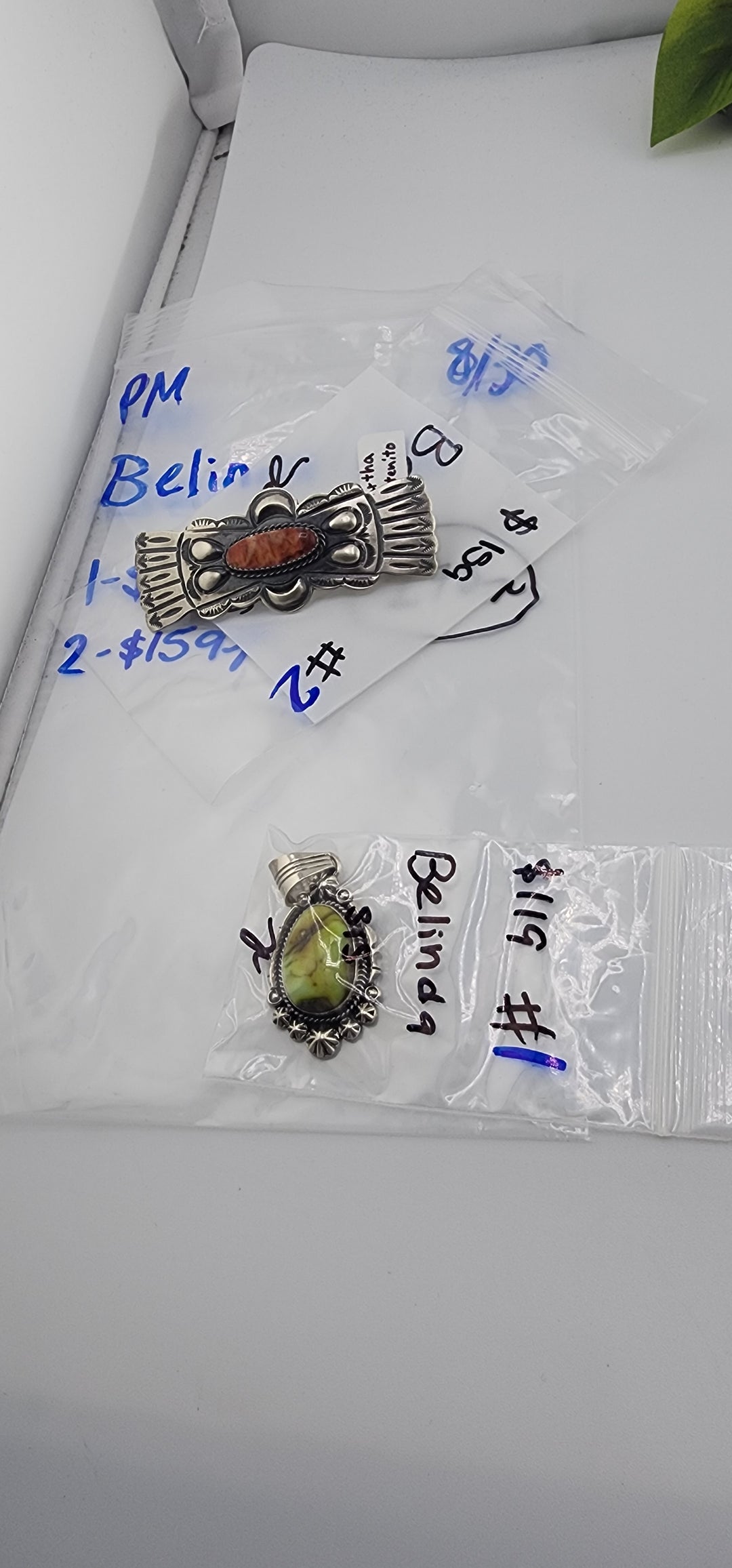 PM SHOW 48HR - RESERVED FOR: Belinda sis - 8/30/2025 FL tiktok Live Show - 2 Sterling Silver Items