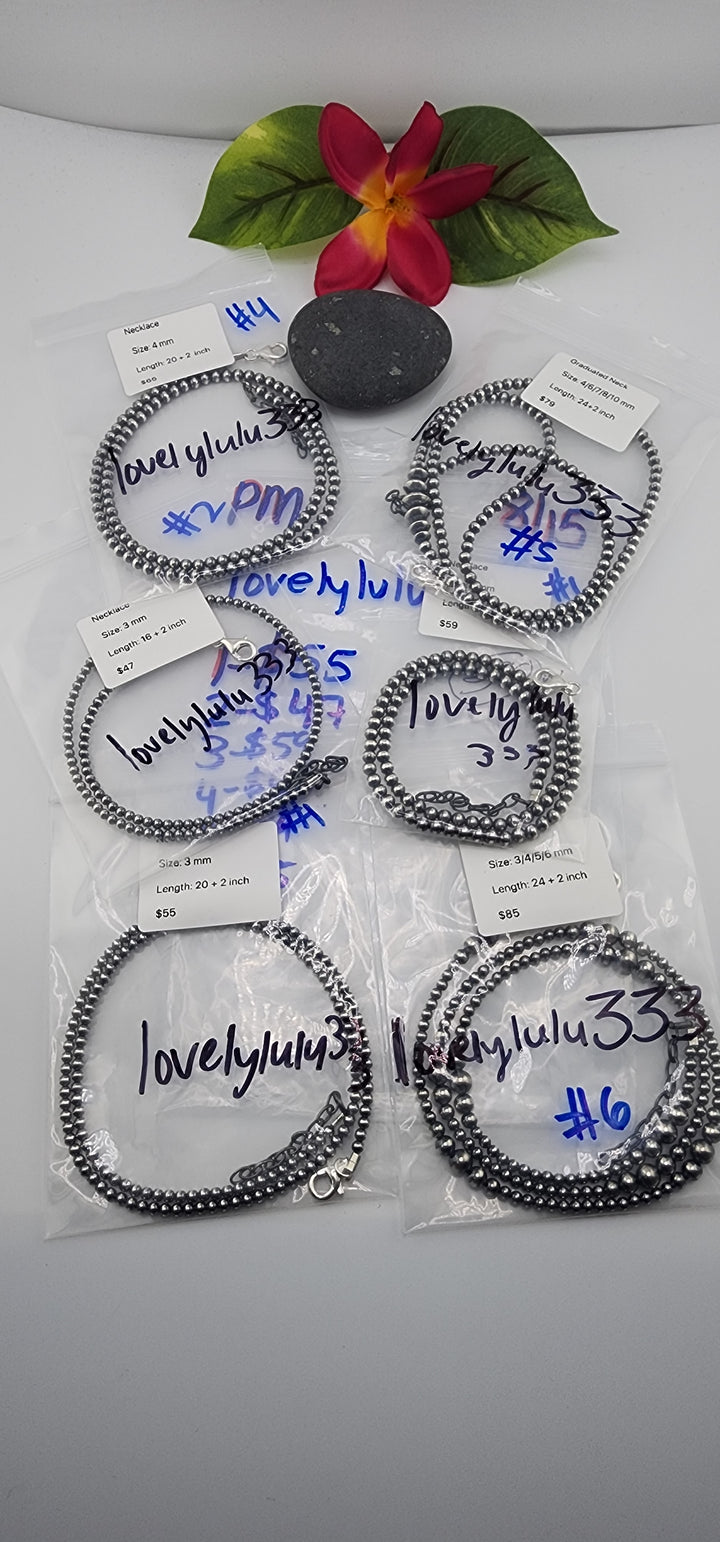 PM SHOW 48HR - RESERVED FOR:  lovelylulu333- 8/15/2025 FL tiktok Live Show -6  Sterling Silver Items