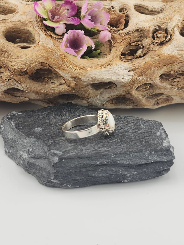Wild Horse Jasper Dainty Ring