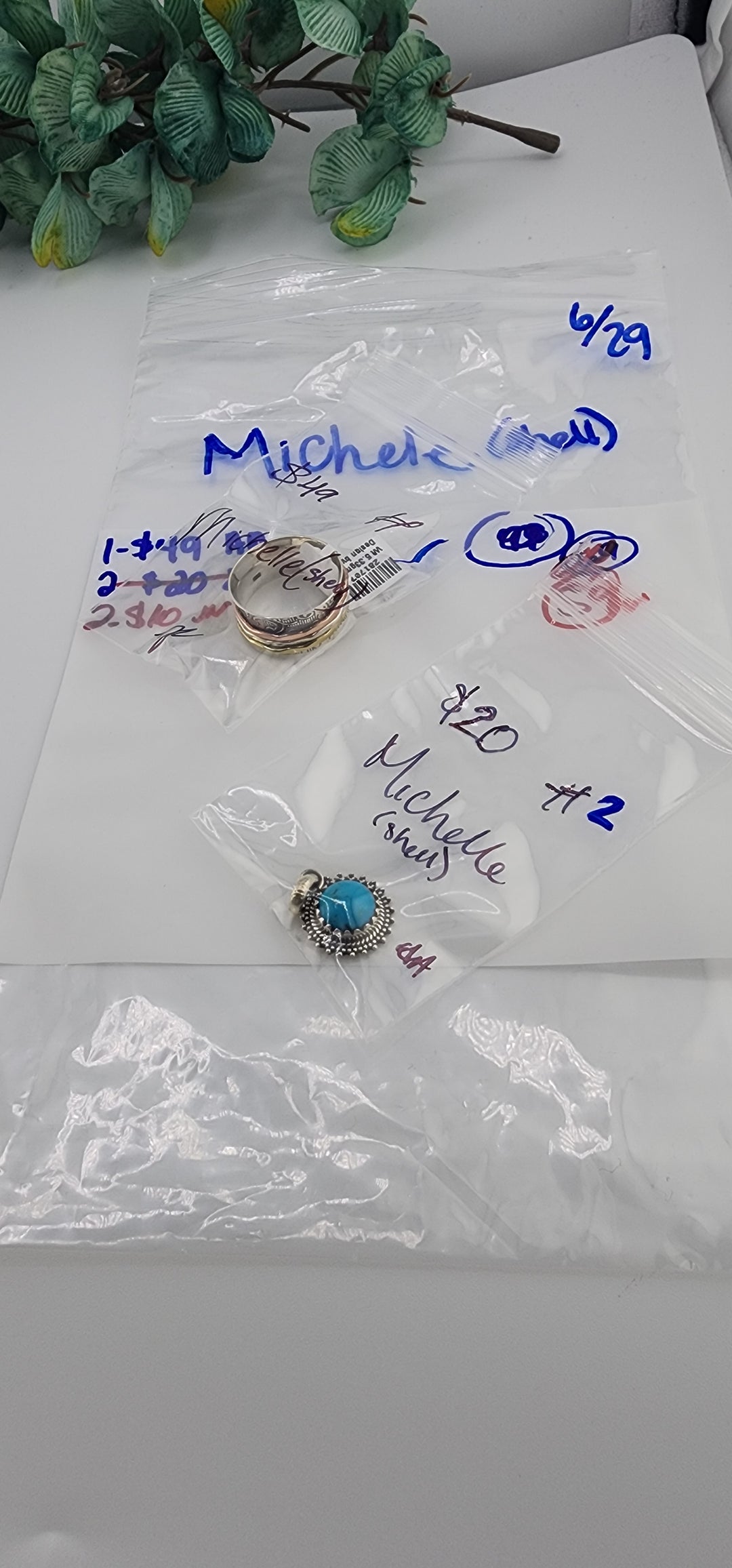 RESERVED FOR: Michelle🐚 - 6/29/2025 tiktok Reservation Live Show -2 Sterling Silver Items