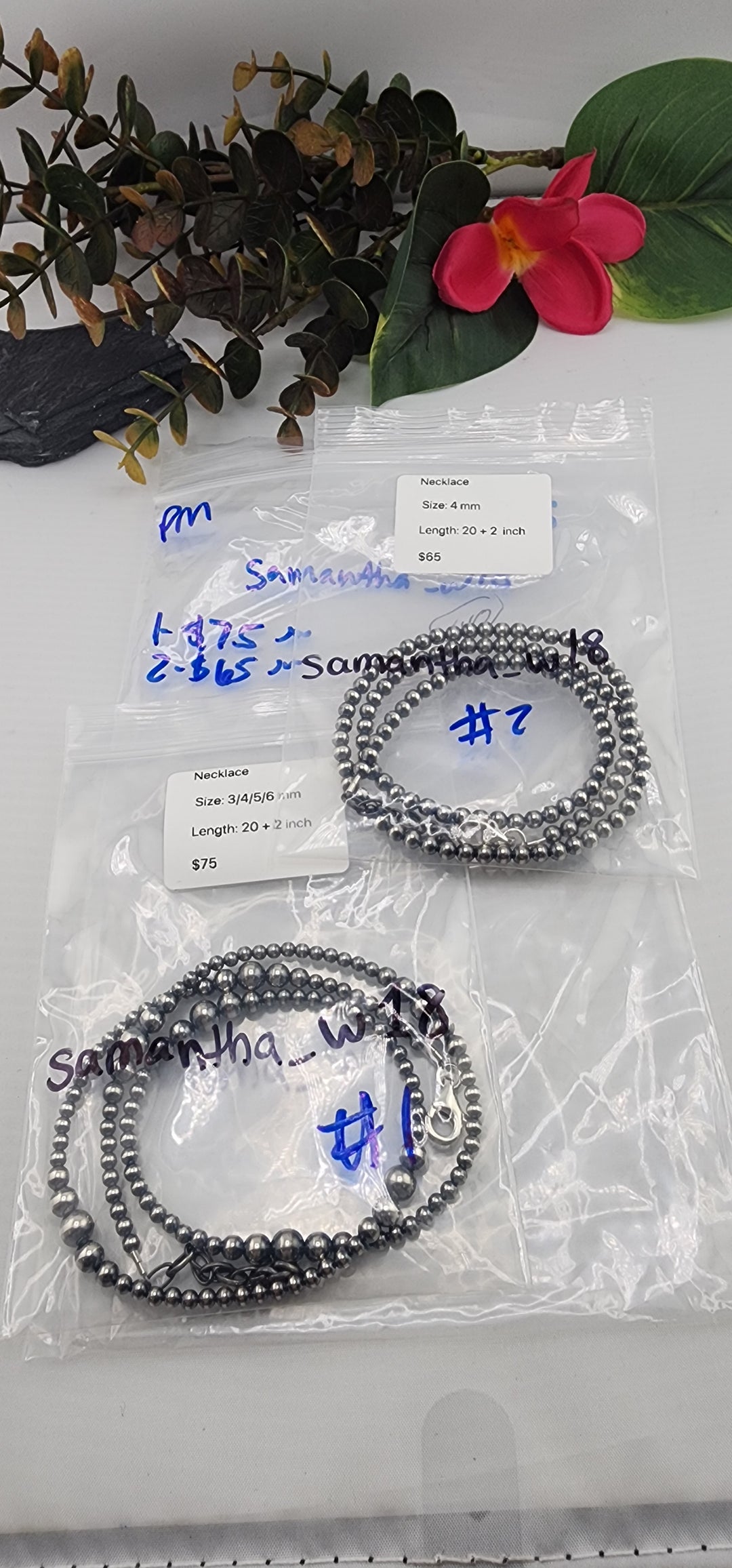 PM SHOW 48HR - RESERVED FOR:  samantha_w18- 8/15/2025 FL tiktok Live Show -2  Sterling Silver Items