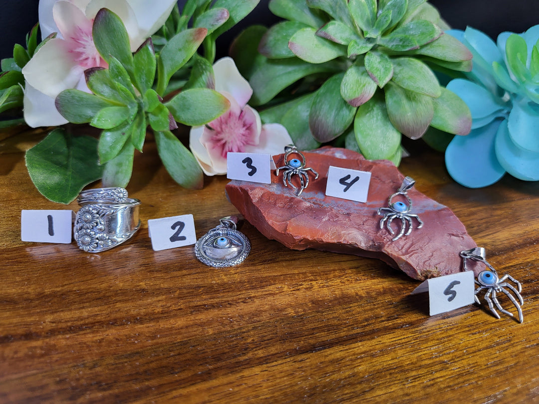 RESERVED FOR: Theresa 7/13/24- 5 Sterling Silver Items