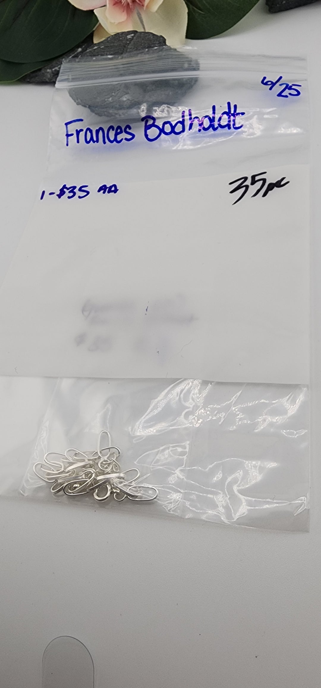RESERVED FOR: Frances Bodholdt - 6/25/2025 tiktok Reservation Live Show - 1 Sterling Silver Items