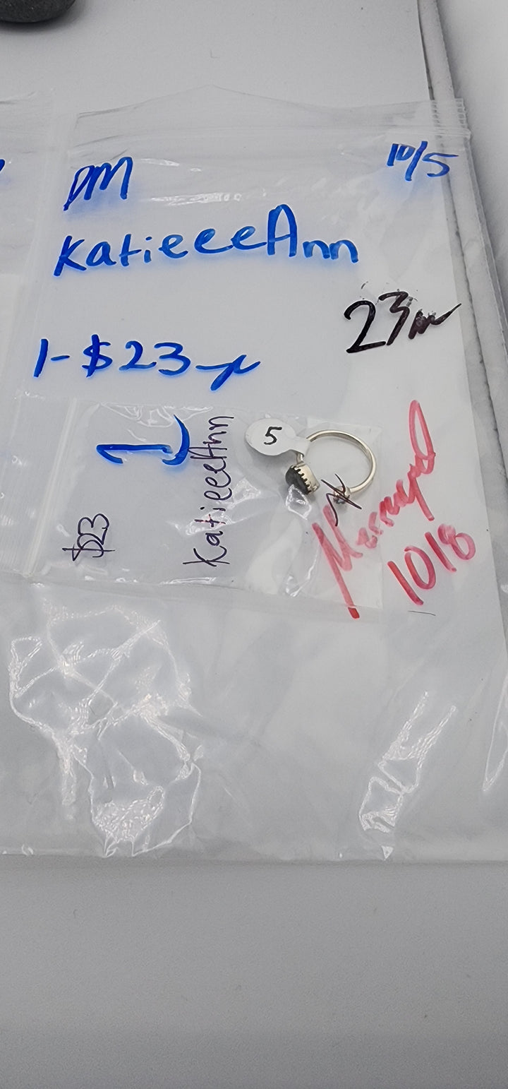 PM SHOW 48HR - RESERVED FOR: KatieeeAnn - 10/5/2025 FL tiktok Live Show - 1 Sterling Silver Items