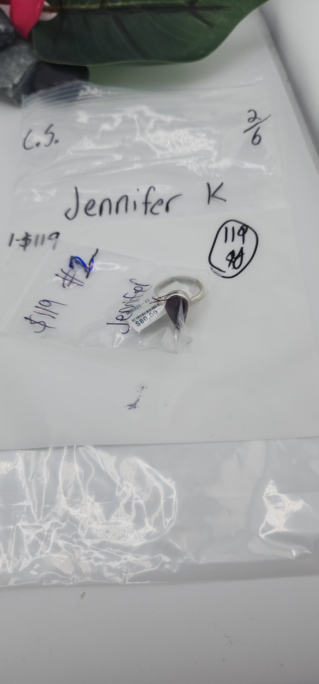 C.S. RESERVED FOR: Jennifer K - 2/6/2026 FL tiktok Live Show - 1 Sterling Silver Items