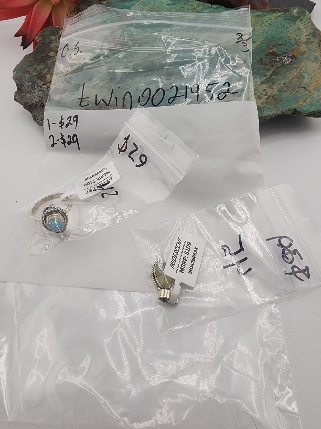 C.S. - RESERVED FOR: twin0021952 - 8/3/2026 - 2 Sterling Silver Items